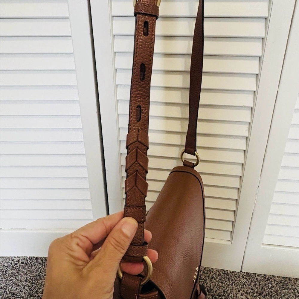 Lodis Pebbled Leather Elia Crossbody with Dustbag and papers - Picture 2 of 9